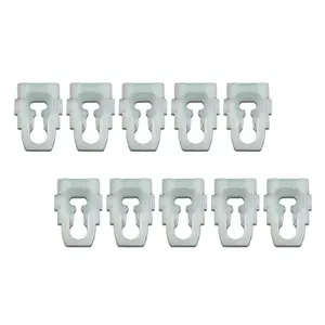 CROSSDESIGN Fit For 1977-1990 Dodge Ram Body Side Fender Door Box Belt Molding Trim Clips