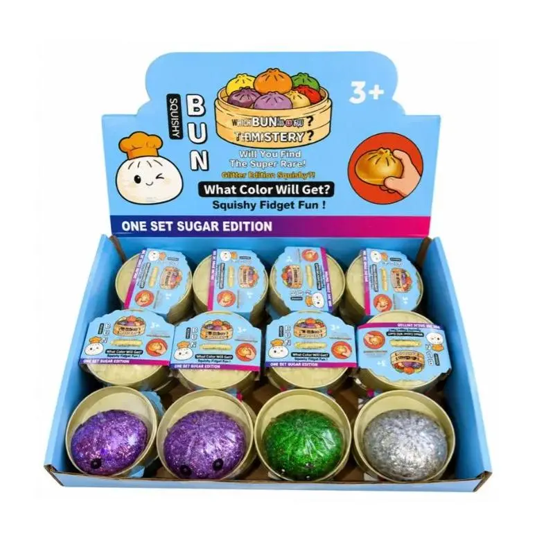 The Squishy Edit Glitter Edition Bun Mystery Squishies Super Soft Squeeze Me Sparkly Glitter Perfect for Gifts