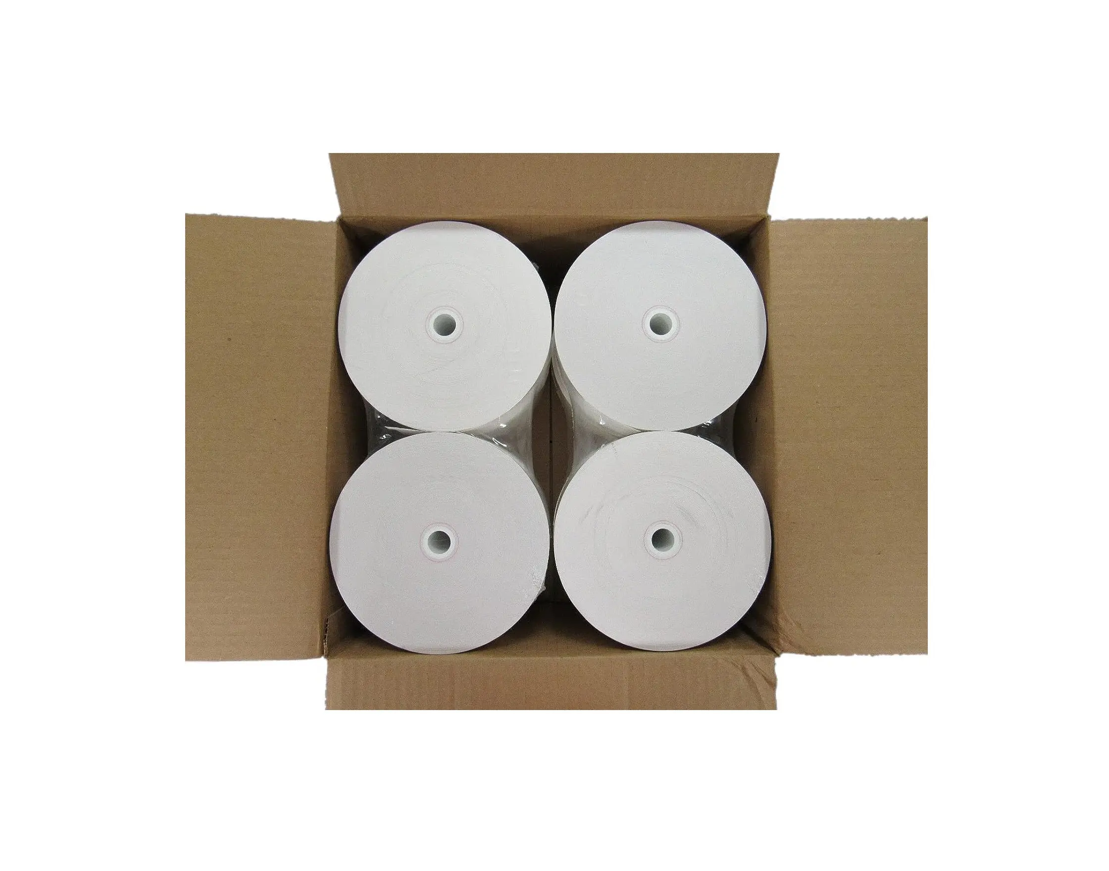 Thermal Paper Rolls - ATM Grade, 3 1/8" x 815 ft, Durable, Tightly Wound, Crisp Print, Lint-Free, for Banks & ATM Machines, 10 Rolls (1 Case)
