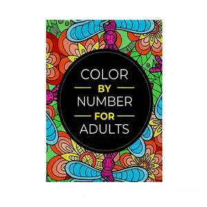 Adult Colouring Book with 75 Illustrations of Flowers Animals Mandalas & Nature Designs Durable Drawing Board & Art Markers for Stress Relief & Creative Fun