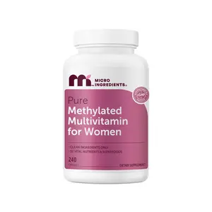 Micro Ingredients Pure Methylated Multivitamin for Women, 240 Capsules Micro Ingredients Pure Methylated Multivitamin for Women, 240 Capsules