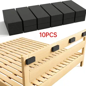 10-Pack High-Density Foam Wall Protectors, Durable Furniture Pads for Beds and Sofas, Scratch-Resistant, Matte Finish, Self-Adhesive, No Power Needed