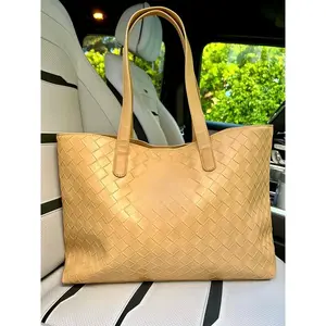 Woven Embroidered Tote Bag