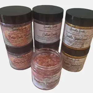 Scented Salt Sizzlers - Aroma Crystals for Wax Warmer - Himalayan Pink Salt + Fragrance Oil - Net Weight 5oz