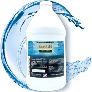 FountSILVER™ Concentrated True Colloidal Silver AgNP Indoor Fountain and Water Feature Treatment - 1/2 US Gallon (64 Fl Oz) in a White BPA-Free Plastic Jug