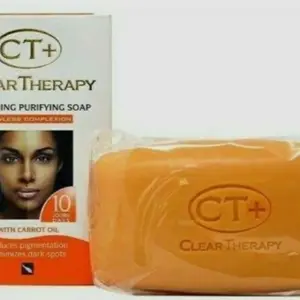 6 Pack- Clear Therapy Carrot & Purifying Soap (175g Each)