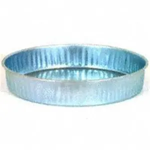 Behrens 2168 Galvanized Utility Pan Steel - 3 Gallon