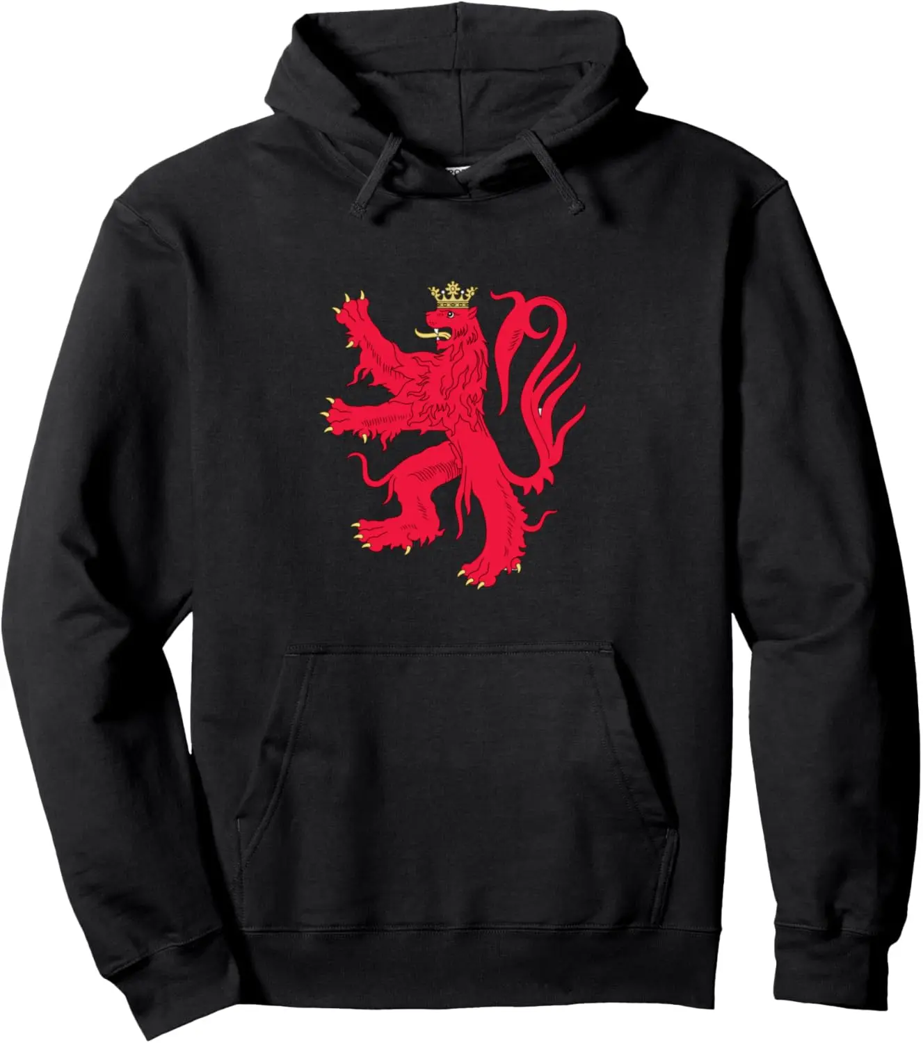 Luxembourg National Crest Shirt Letzebuerg Lion Rampant Gift Pullover Hoodie