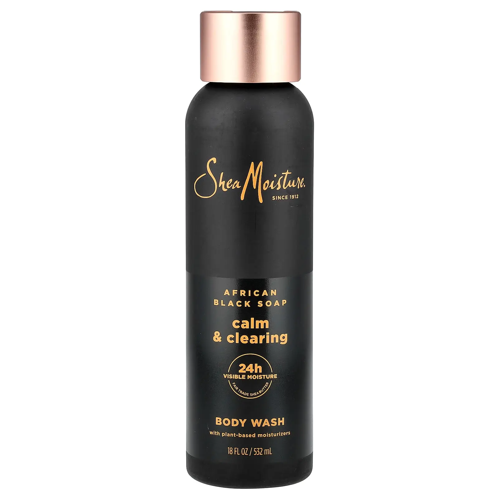 SheaMoisture Calm & Clearing Body Wash, African Black Soap, 18 fl oz (532 ml) SheaMoisture Calm & Clearing Body Wash, African Black Soap, 18 fl oz (532 ml)