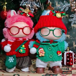 Sparkle Holiday Gift Set for 7 inch Plush | TikTokShopBlackFriday | 8 Limited Christmas Outfits + Exclusive Bracelet | Premium Collectible Gift Package | No Doll Included