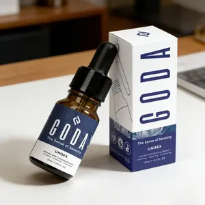GODA For Her & Him Serenity Mini Perfume 15ml | Unisex Calming Fragrance | Lavender & Chamomile | Floral Woody Aroma | Vegan & Cruelty-Free