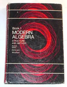 USED-Modern Algebra Structure and Method Book 1 by Mary P. Dolciani (Hardcover)