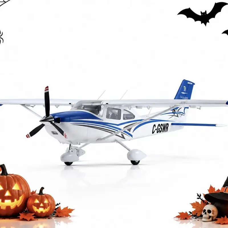 FMS Civil Airplane 1500mm Cessna 182 PNP / RTF Gifts （RTF = plane, remote, battery battery charger，PNP=Transmitter, receiver, battery and charger not included）,Hobby grade、adult hobby toy、outdoor flying、racing aircraft，Beginner RC Plane, Remote Control Ai