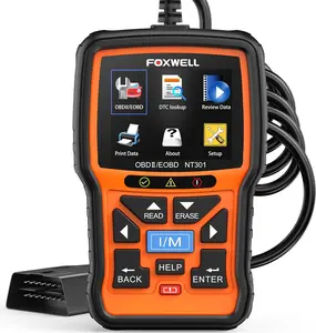 NT301 OBD2 Scanner Live Data Professional Mechanic OBDII Diagnostic Code Reader Tool for Check Engine Light