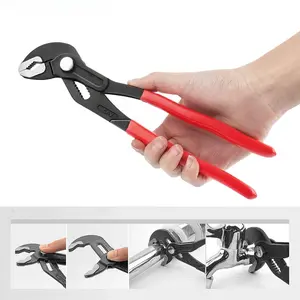 Cobra Pump Pliers Set, Adjustable Professional Grade, Quick Release Button, Multi-Purpose Water Pipe Wrench, Home Use, Large & Small Pieces