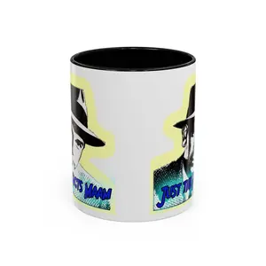 DRAGNET Joe Friday Just the Facts Accent Coffee Mug, 11oz