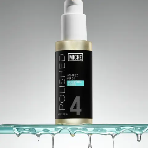 [MICHE] Anti-Frizz Hair Oil  | Reduces frizz from all hair types - curly, coily, and wavy | Silicone-free, Lightweight - Miche Beauty