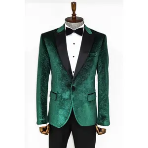 Glitter Green Prom Blazer
