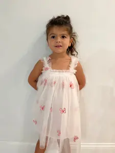 14 - White Butterfly Fairy Dress