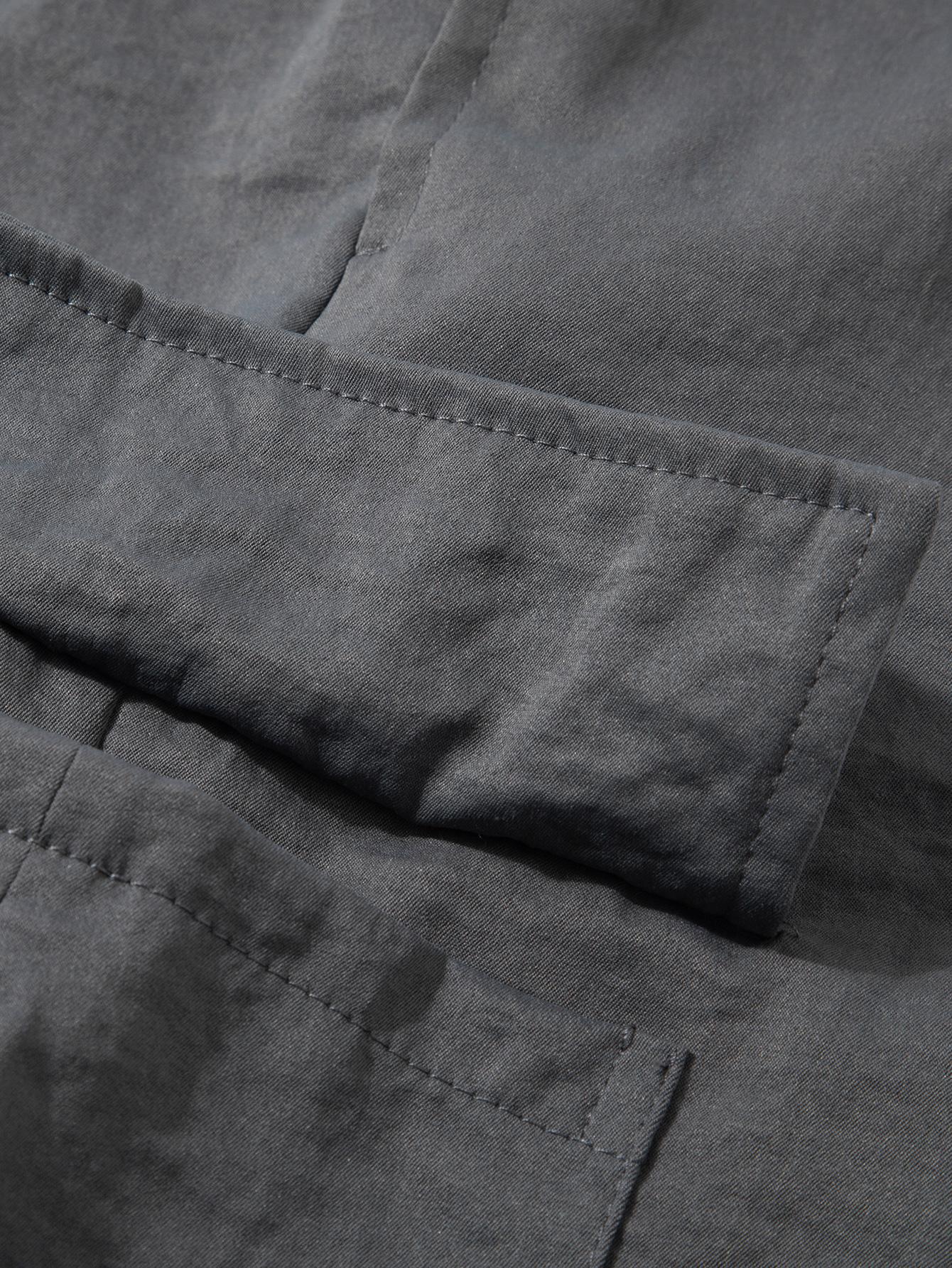 Men’s casual loose cargo pants; practical men’s cargo trousers; versatile two-way wear; straight-leg cargo long pants Menswear Streetwear Pocket Beige Athletic Stylish Dark Gray