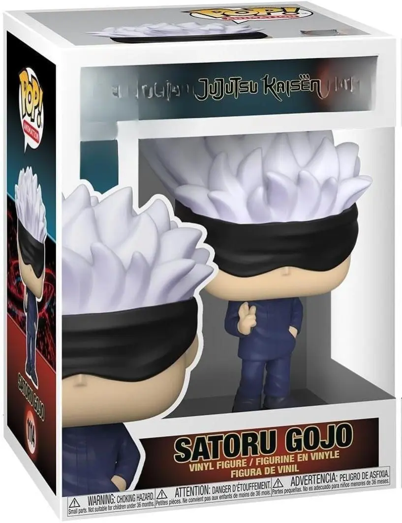 Funko Pop Animation Jujutsu Kaisen Satoru Gojo Collectable 4.5-Inch Vinyl Figure Official Merchandise Gift for Kids Adults Anime Fans Collectors Display