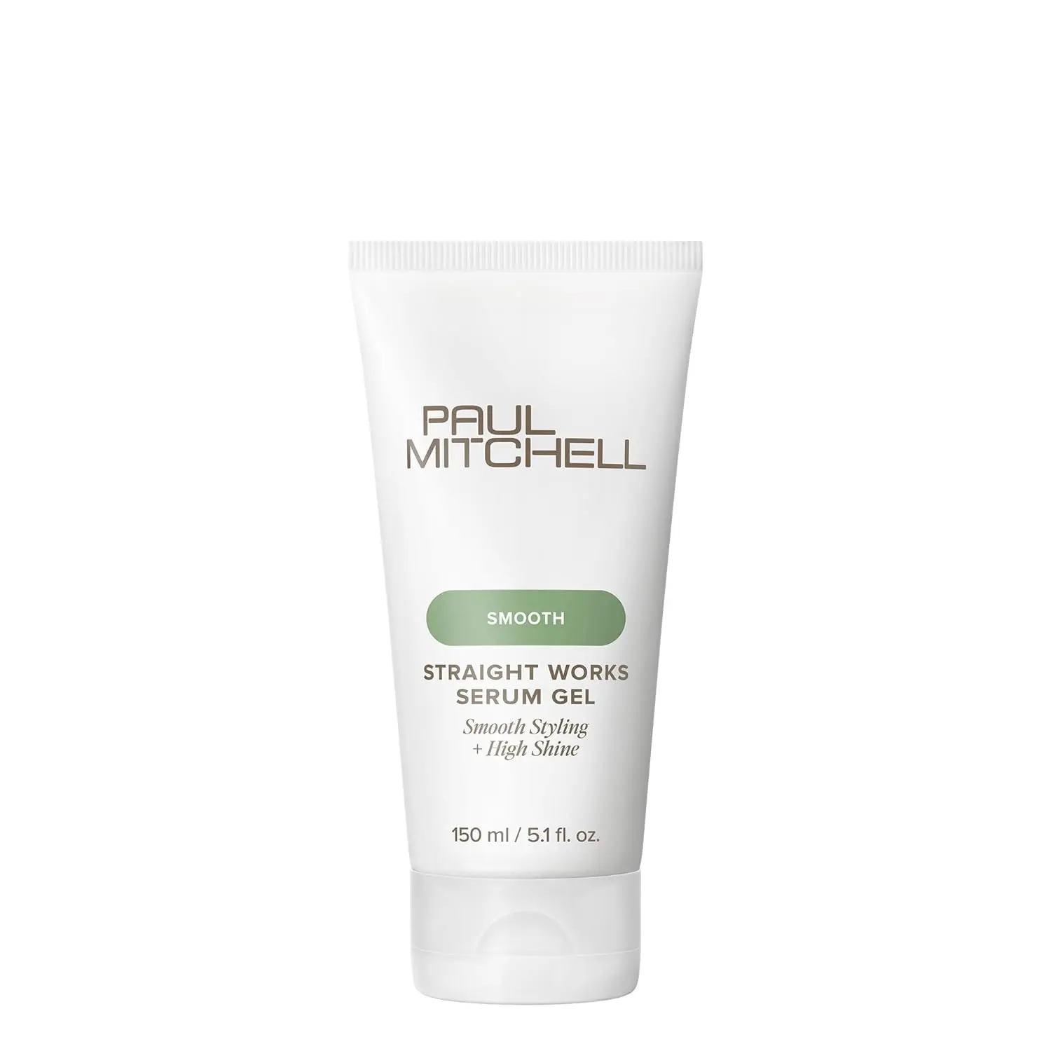 Paul Mitchell Straight Works Smoothing Gel Serum, Frizz Control & Straightening Styler for Textured Hair, Unisex, 5.1 fl oz, Haircare