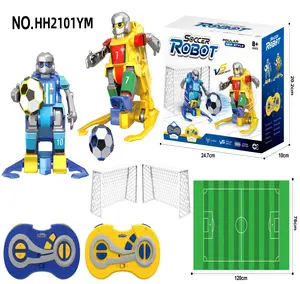 2.4G Remote Control Soccer Robots - Forward/Backward/Left/Right Moves, Volley/Strong Lob, Dribbling/Stealing, Multiplayer Competitive RC Toy for Fun