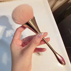 Multifunctional Makeup Brush for Foundation, Blush, Contour, Powder | All-in-One Face Brush for Even Application, Blending, and Setting | Dense Bristles, Minimal Waste | Must-Have for Beginners and Pros