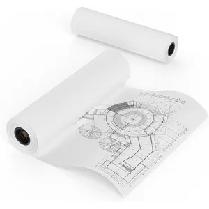 Wide Format Paper 36" x 150' Plotter Paper 2 Rolls CAD Bond Rolls 20lb 2" Core for CAD Printing  Wide Format Ink Jet Printers