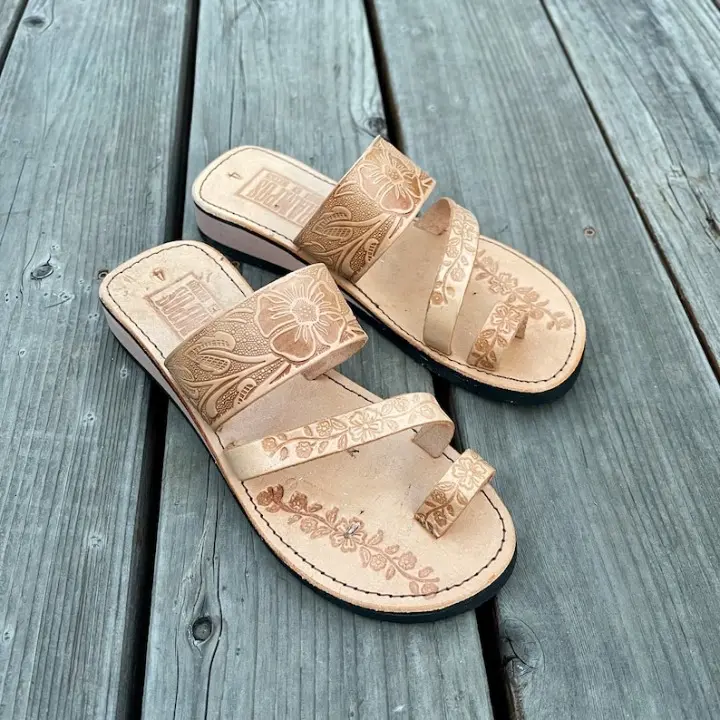 Womens Mexican Sandals, Handmade Leather Huaraches Sandals ,Sandalias Huaraches Mexicanos ,Mexican Leather Shoes, Huarache Mujer DRUZ CLAROS