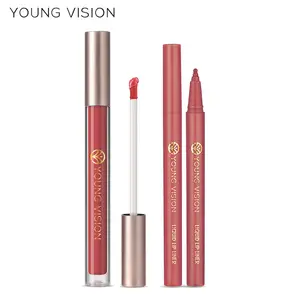 YOUNG VISION Pink Matte Lipstick and Lip Liner Set - Long-Lasting, Smooth, Full-Coverage Color for Defined Lips - Essential, Versatile Beauty Kit for All Skin Types and Occasionsbeauty lip kit
