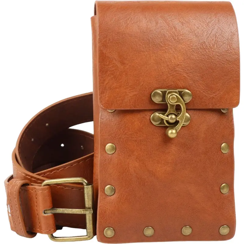 Brown waist bag (with belt)
