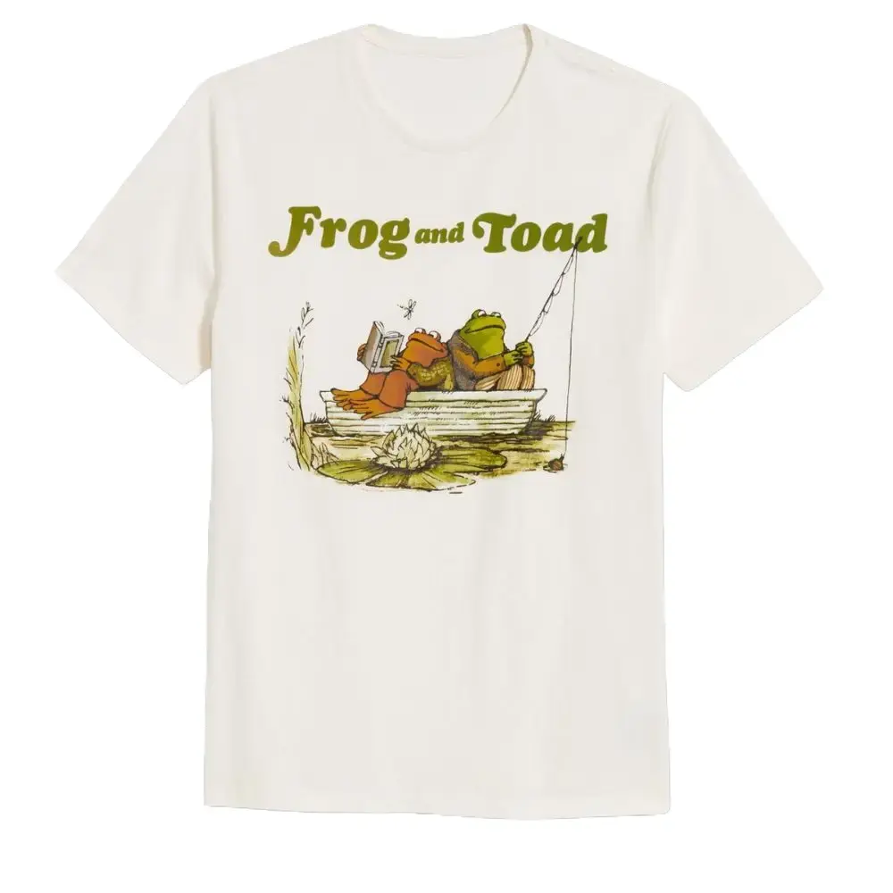 Iconic Duo – Frog and Toad T-Shirt for Every Fan, daily men tee, funny Tshirt, Menswear Top, Casual Streetwear
