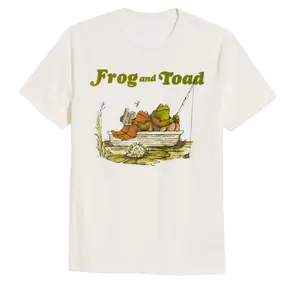 Iconic Duo – Frog and Toad T-Shirt for Every Fan, daily men tee, funny Tshirt, Menswear Top, Casual Streetwear