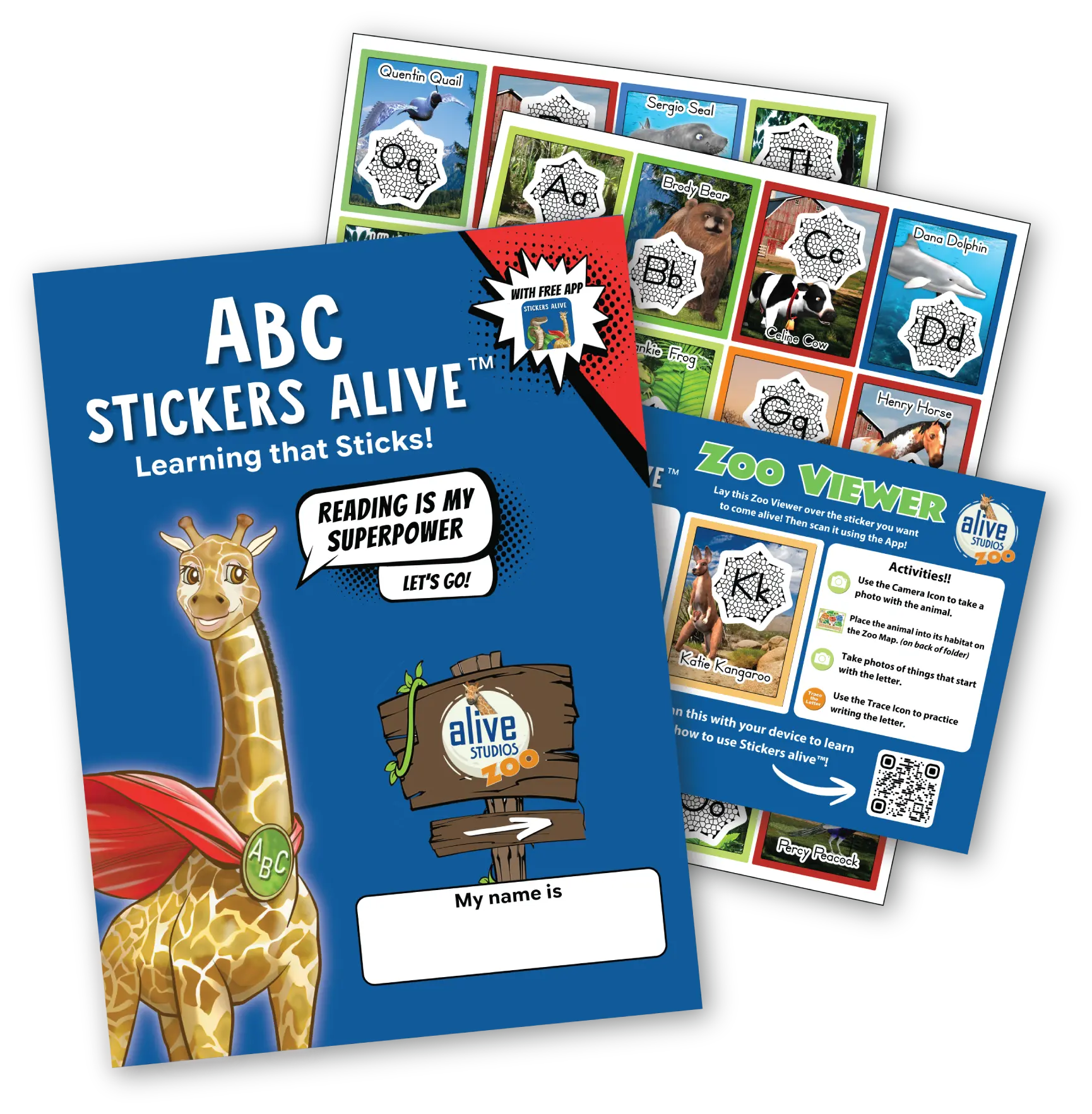 ABC Stickers alive