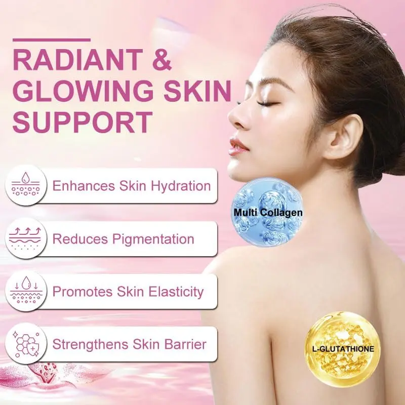 Winstown Multi Collagen & L-Glutathione Powder Hydrolyzed Peptides with Vitamin C & Biotin Supports Skin Winstown Multi Collagen & L-Glutathione Powder Hydrolyzed Peptides with Vitamin C & Biotin Supports Skin