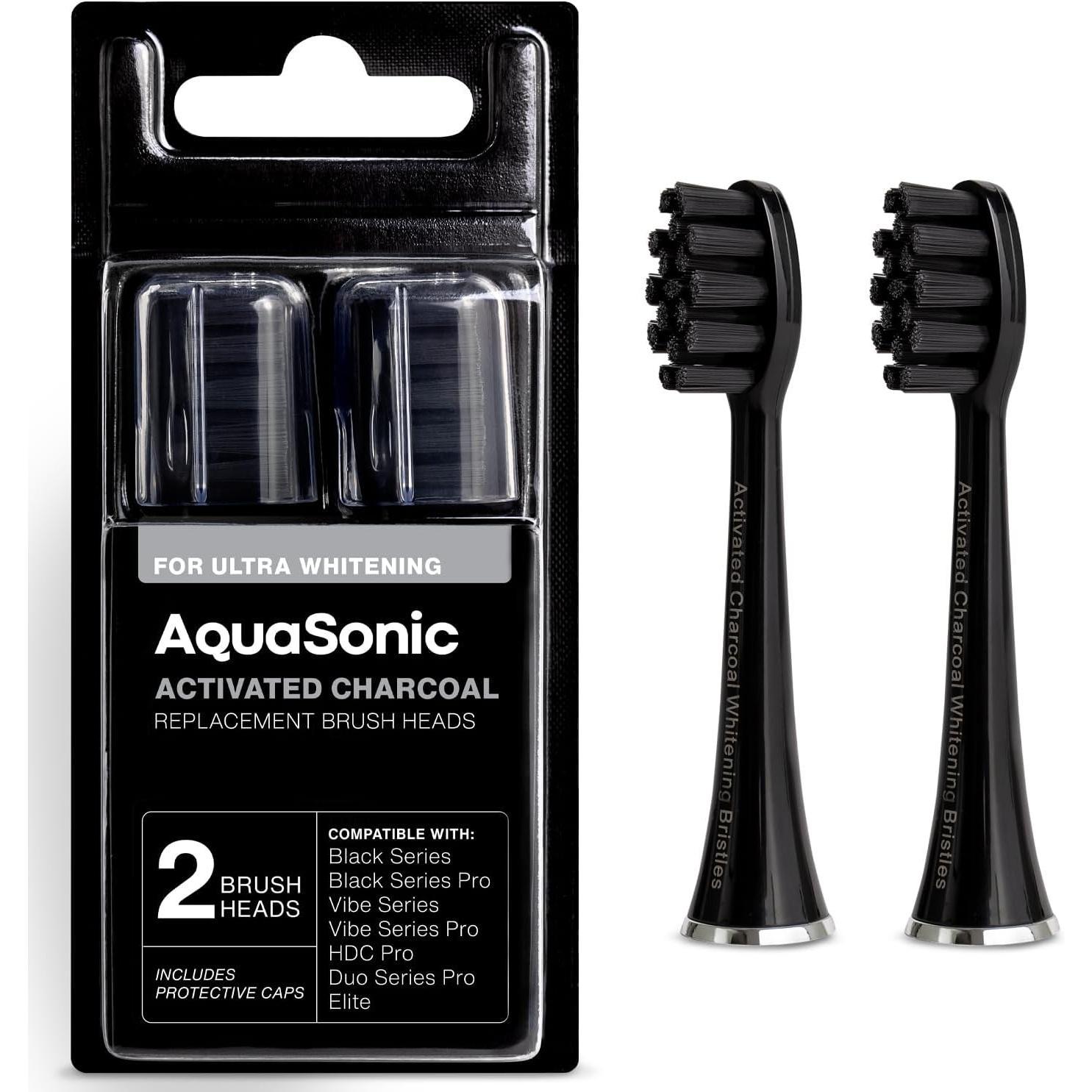 Activated Charcoal Brush Heads