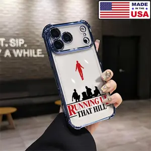 Stranger Things Running Up That Hill Aesthetic Design Pattern Casing For iPhone 17 16 15 14 13 12 Samsung 22 23 24 25 Plus Pro Max Ultra Soft Silicon TPU Shockproof Protector Vintage Unique Fashion Mobile Phone Case