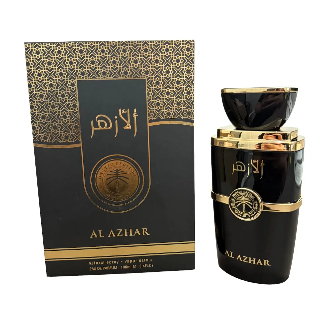 Al Azhar Original Arabic Perfume for Men – Long Lasting Eau de Parfum, 100ml (3.4 oz), Black Bottle, Sealed