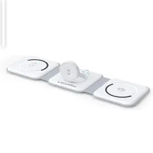 Nano Magnetic Foldable Wireless Charger for iPhone Smartphone Charging Cellphone Mobile Folding