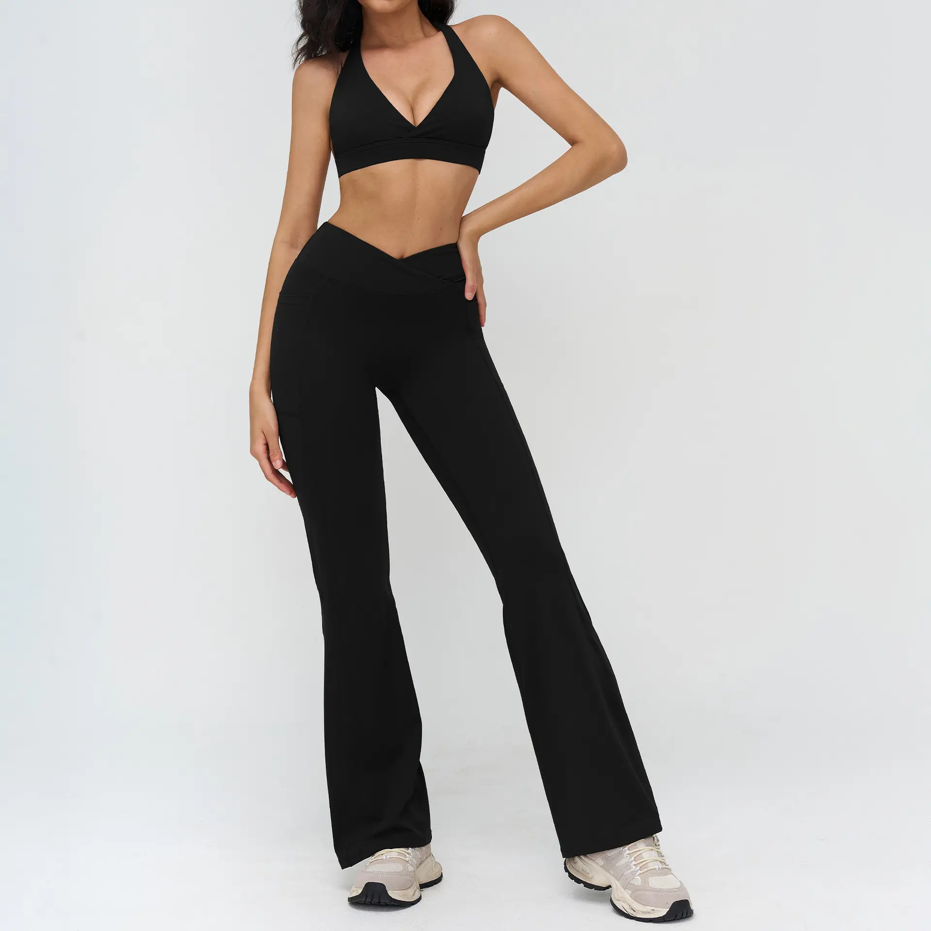 4518 bra+2030 2 flared pants   premium b