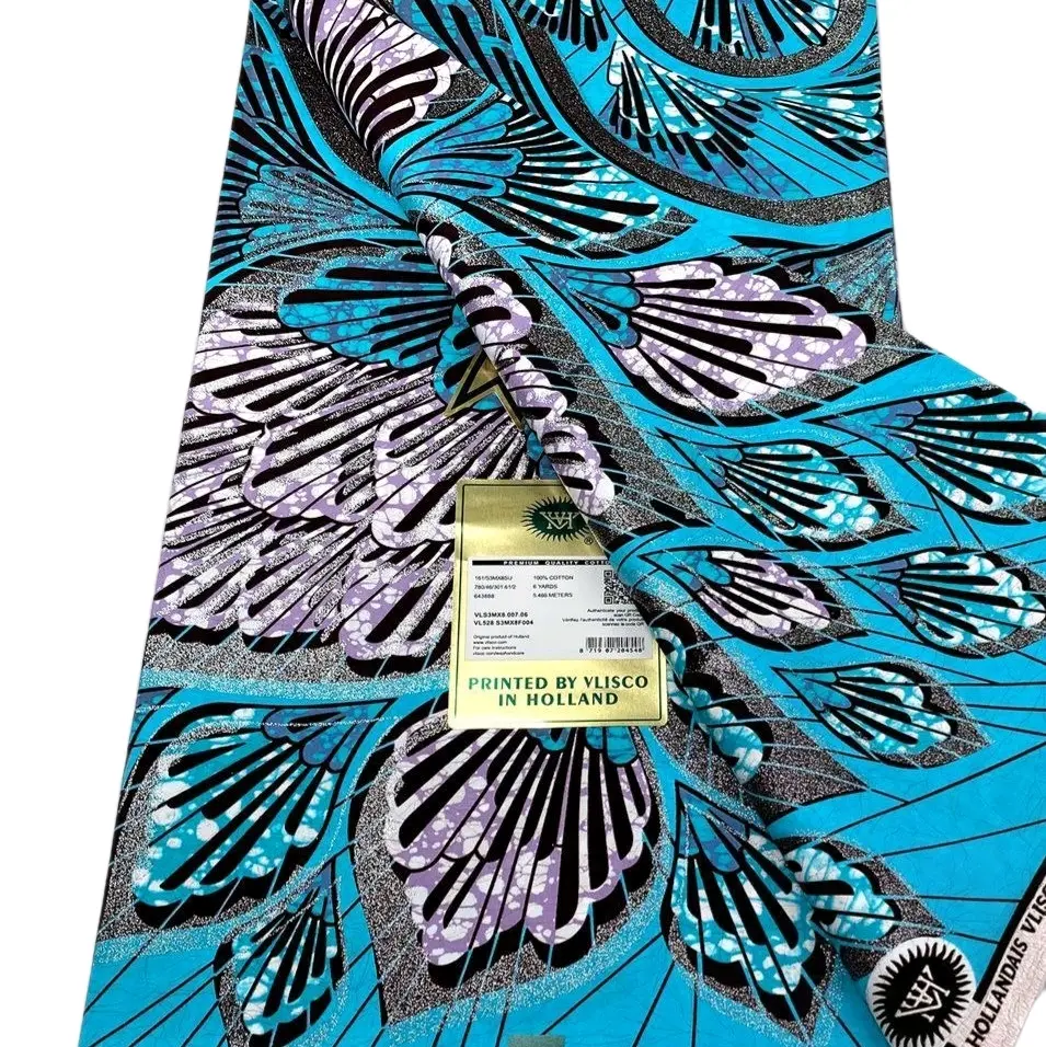 Authentic Grand Super wax 100% Cotton 6yards