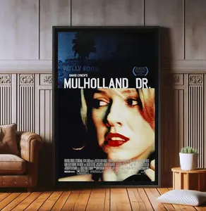 Mulholland Dr. Drive Movie Poster, High Quality Print, Popular Poster Prints for Wall Aesthetic Decor
