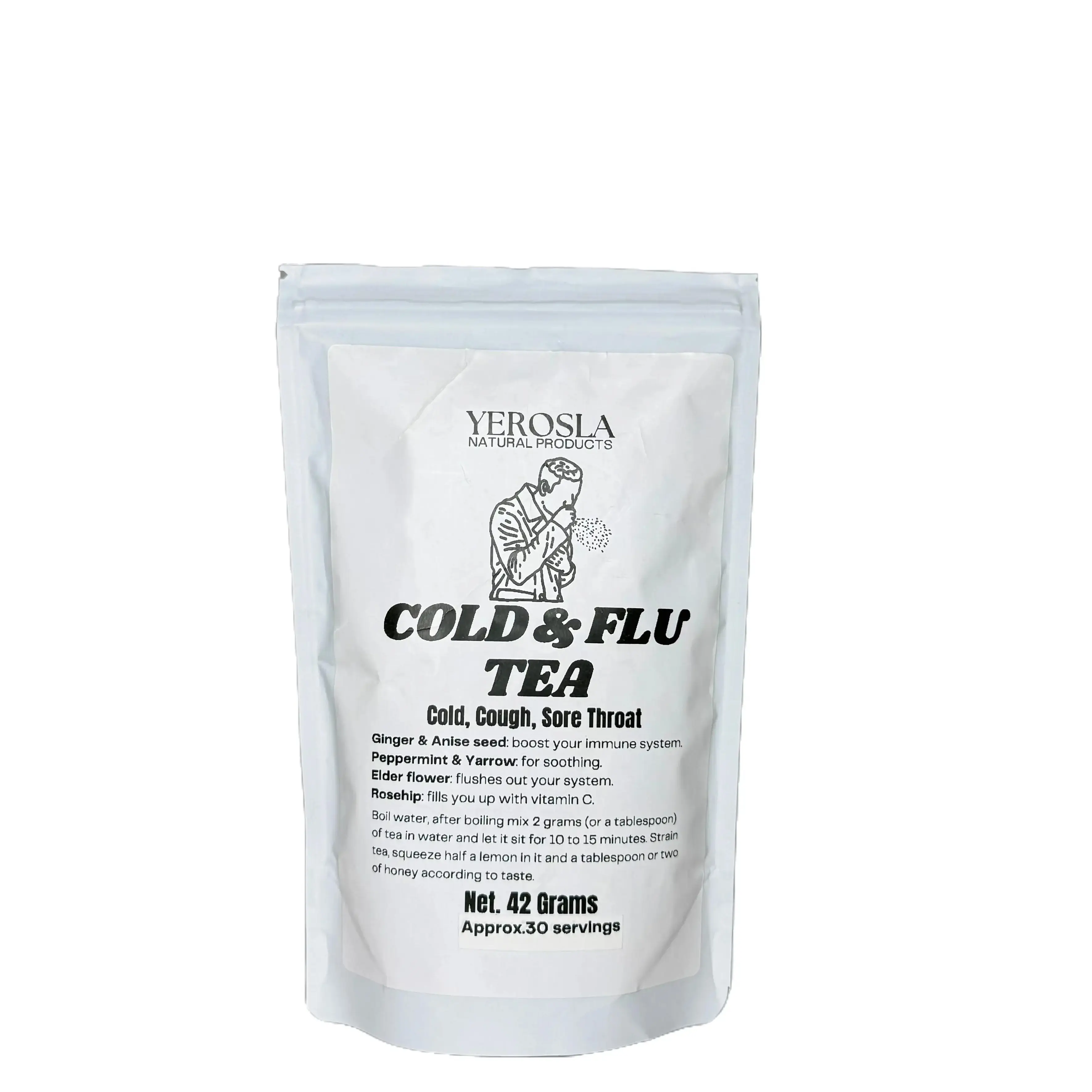 Cold & Flu Tea – Natural Herbal Blend