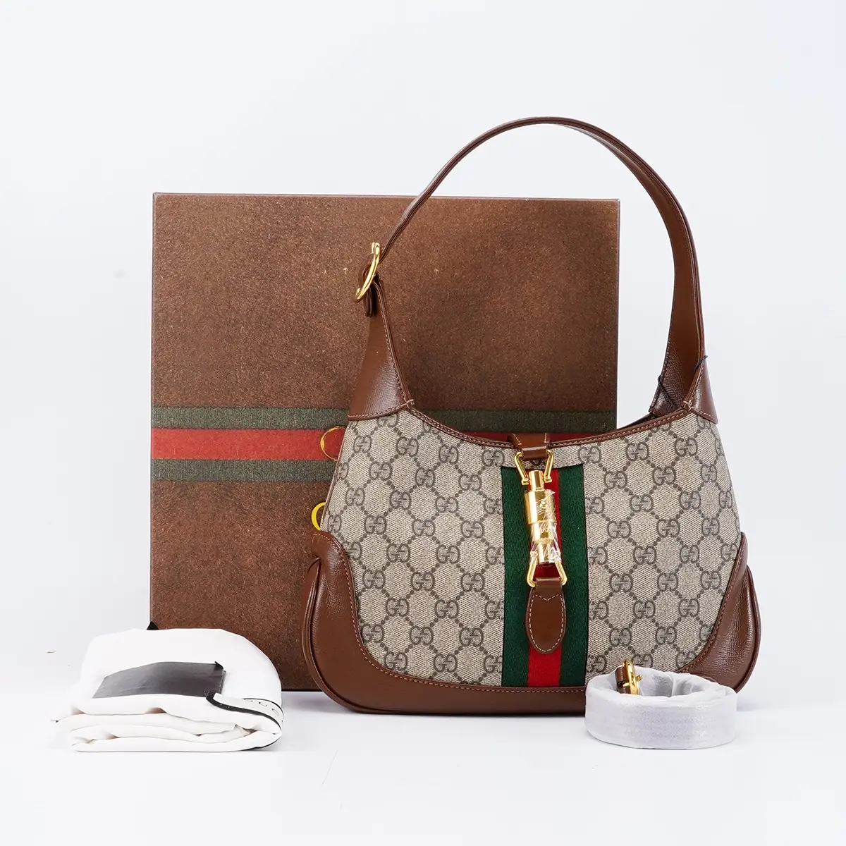 Pre-owned GUCCI pvc Shoulder Bags Jackie 1961 Small Shoulder BagBGP214439