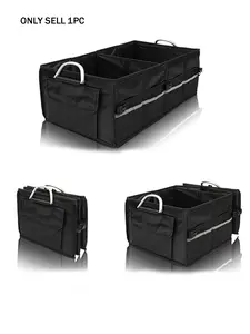 New Car Storage Box, Large Capacity Foldable Trunk Organizer, Durable Waterproof Travel Essential, Portable Car Accessories
