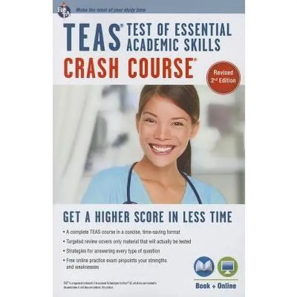 USED Book - TEAS Crash Course Book + Online (Nursing Test Prep) by Daniel Greenberg (Paperback) - english