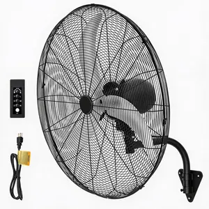 Oscillating Wall Mount Fan, 3 Speed High Velocity 3500 CFM Industrial Wall Fan,  90° Oscillation & 30° Tilt Cooling,Wall Fan for Home, Offices, Garage, Commercial, Warehouse