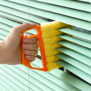 Blind Cleaning Duster, 1 Count Crevice Cleaning Brush With Handle, Professional Cleaning Tool For Home Kitchen & Bathroom & Living Room, Hand Tools