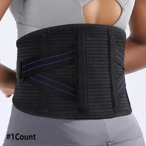 Adjustable Back Support Belt for Men & Women, Lumbar Brace, Back Posture Strap, Breathable Brace for Weightlifting, Sitting Daily Use, Work, Lower Back Pain Relief, Waist Training Belt